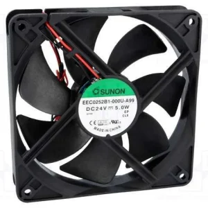 Ventilador: Dc. Transversal. 24vdc. 120x120x25mm..