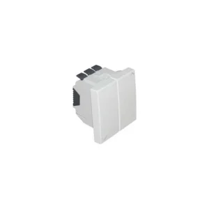 Botão Duplo de Persiana - 2 Mód Branco