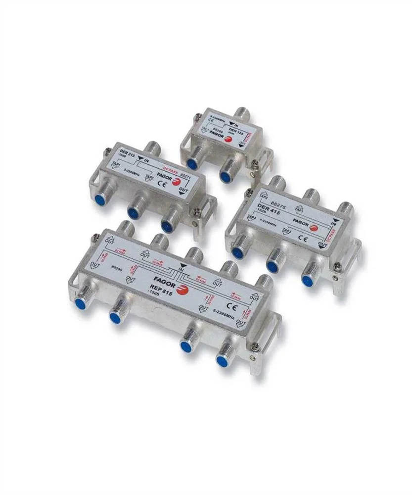 Repartidor 1 Fi Sat 8 Saídas Passagem de Corrente