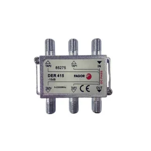 Derivador 1ª Fi Sat 4 Saídas - Derivação 15 Db