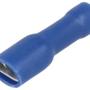 Terminal Faston  Isolado4.8mm Fêmea Azul