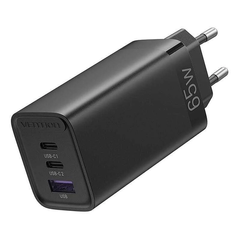 Vention Fedb0-Eu 2xusb-C 1xusb-A 65w/30w/30w Gan
