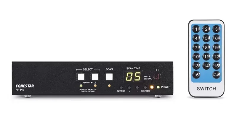 Selector Vga (2 Entradas 2 Saídas) - Fonestar