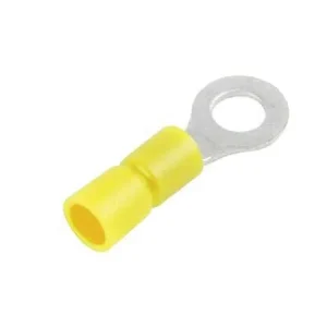 Terminal Isolado Redondo Amarelo 6.4mm