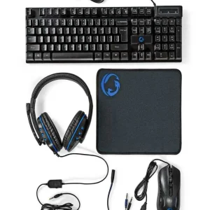 Nedis Gaming Combo Kit Teclado Rato Incluído Usb .