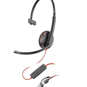 Auricular com Microfone Hp Blackwire 3210 Preto