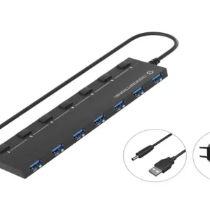 Conceptronic Hubbies19bp Hub de Interface Usb 3.2.