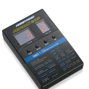 Hobbywing 30501003, Caixa de Programação, Preto