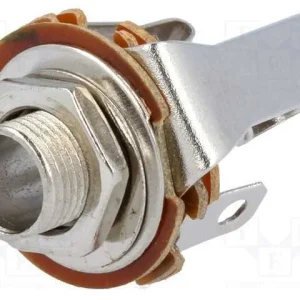 Tomada, Jack 6,3mm, Fêmea, Abertas,Stereo, Faixas.