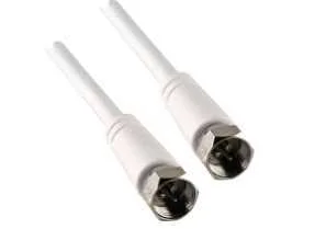 Schwaiger Kvc250 052 Cabo Coaxial 5 M F Branco
