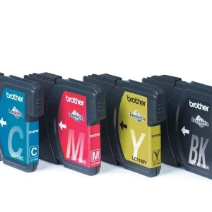 Pack 4x Tinteiros (Preto, Azul, Amarelo e Magenta)