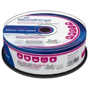 Mediarange Cd-R 700mb 25pcs Spindle 52x Waterguar.