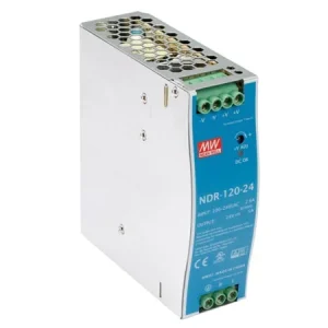 Fonte de Alimentação 24 V 5 a Din Rail Industrial.