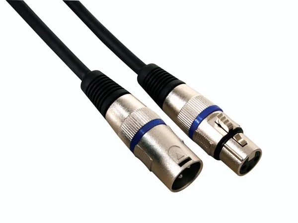 Cabo Xlr 3p Macho para Xlr 3p Femea 10m