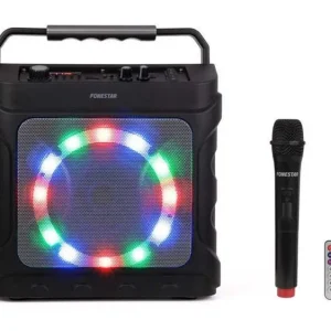 Coluna Amp. Portátil 6.5" 20w Rms LED - Fonestar