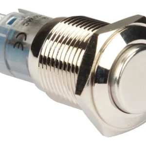 Interruptor Pulsador Metálico Alto Spdt 1no 1nc