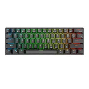 Teclado Mecânico Royal Kludge Rk61 Rgb, Vermelho .