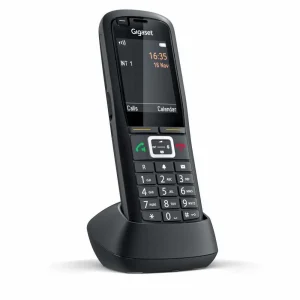 Telefone Digital Gigaset R700 H Pro S/ Fios Preto.