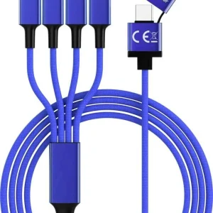 Cabo de Carregamento Smrter Hydra Elite 6em1 Nylo.