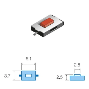 Interruptor Mini Pulsador SMD Branco