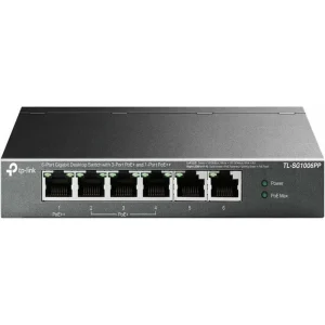 Switch Tp-Link Tl-Sg1006pp 6 Portas Gigabit Unman.