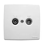 Espelho de Tomada Tv/R-Sat Televes