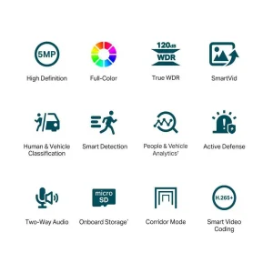 Tp-Link Vigi C450 Domo Câmara de Segurança Ip Int.