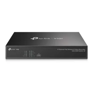 Gravador Nvr 4 Canais Ip Poe+ Preto - Tp-Link