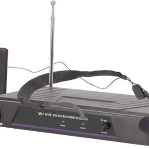 Sistema de Microfone Sem Fios Vhf 174.5mhz