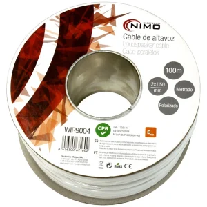Cabo de Altifalante Nimo Branco 2 X 1,5 Mm