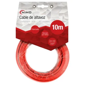 Cabo de Coluna 2x1.5mm² Preto/Vermelho 10m