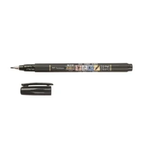 Tombow Ws-Bs-1p, Preto, Preto, Redondo, Tinta À B.