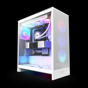 Caixa P/ Pc Nzxt H7 Flow 2024 RGB Mid Tower Branco
