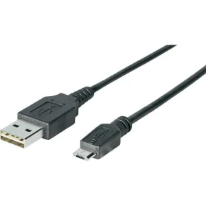 Sharkoon 3m, Usb2.0-A/Usb2.0 Micro-B Cabo Usb Usb.