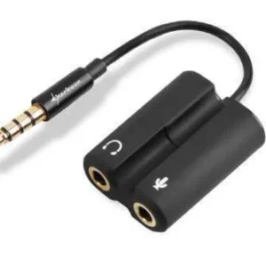 Sharkoon Pmp35 Cabo de Áudio 0,12 M 3.5mm Preto