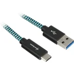 Cabo Usb 3.2 A-C Preto/Azul 1m 4044951027125