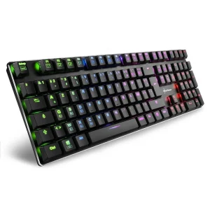 Sharkoon Purewriter RGB Teclado Usb Azerty Francê.