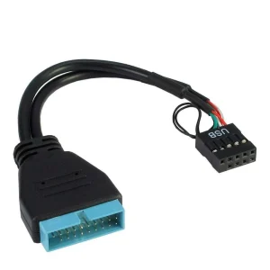 Inter-Tech 88885217 Cabo Usb 0,15 M Preto