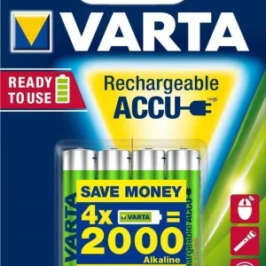 Varta Ready2use Hr03 4pcs Bateria Recarregável Aa.