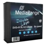 Mediarange Mr465 Dvds Virgem 8,5 Gb Dvd+R Dl 5 Un.