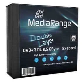 Mediarange Mr465 Dvds Virgem 8,5 Gb Dvd+R Dl 5 Un.