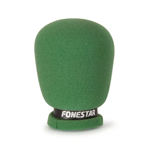 Esponja Microfone Anti-Sopro Verde