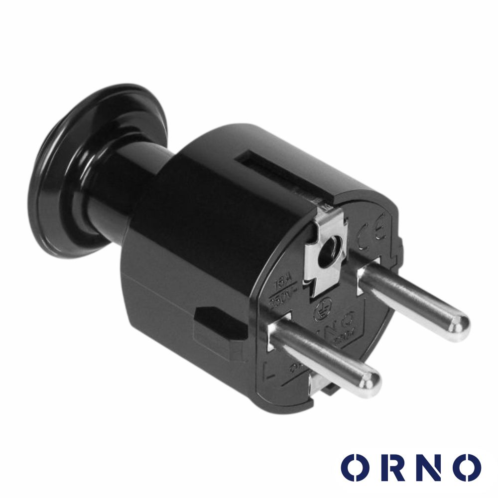 Ficha Schuko Macho 16A/230V IP20 ORNO