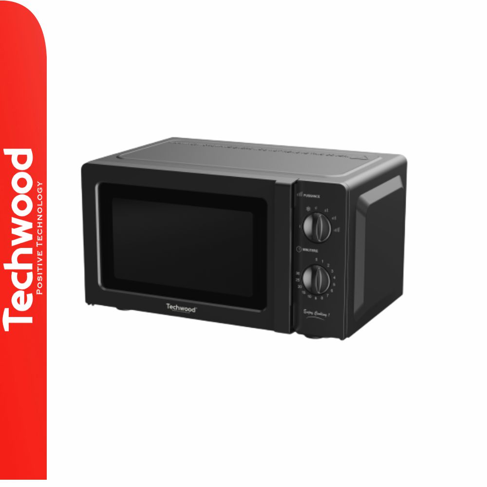 Microondas 20 Litros 700W Preto TECHWOOD