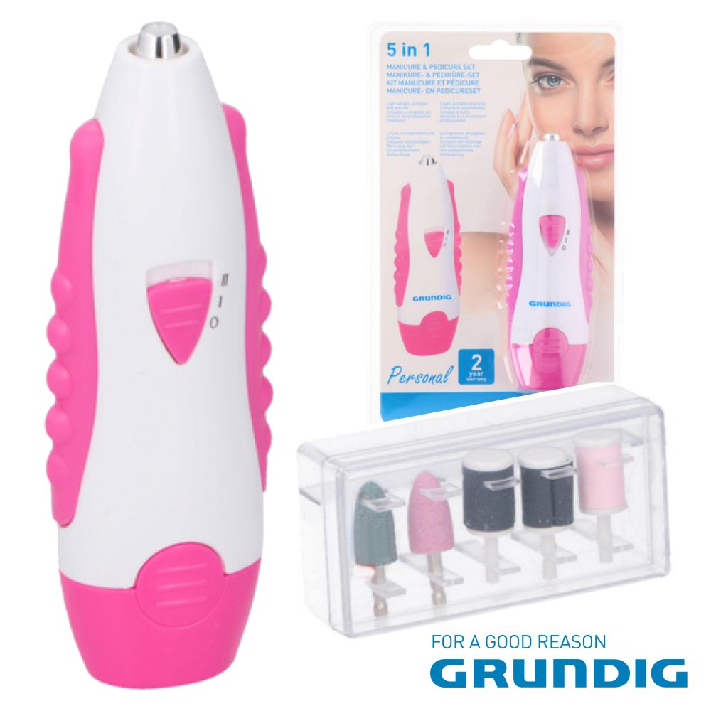 APARELHO P/ MANICURE E PEDICURE C/ 6 PEDRAS GRUNDIG