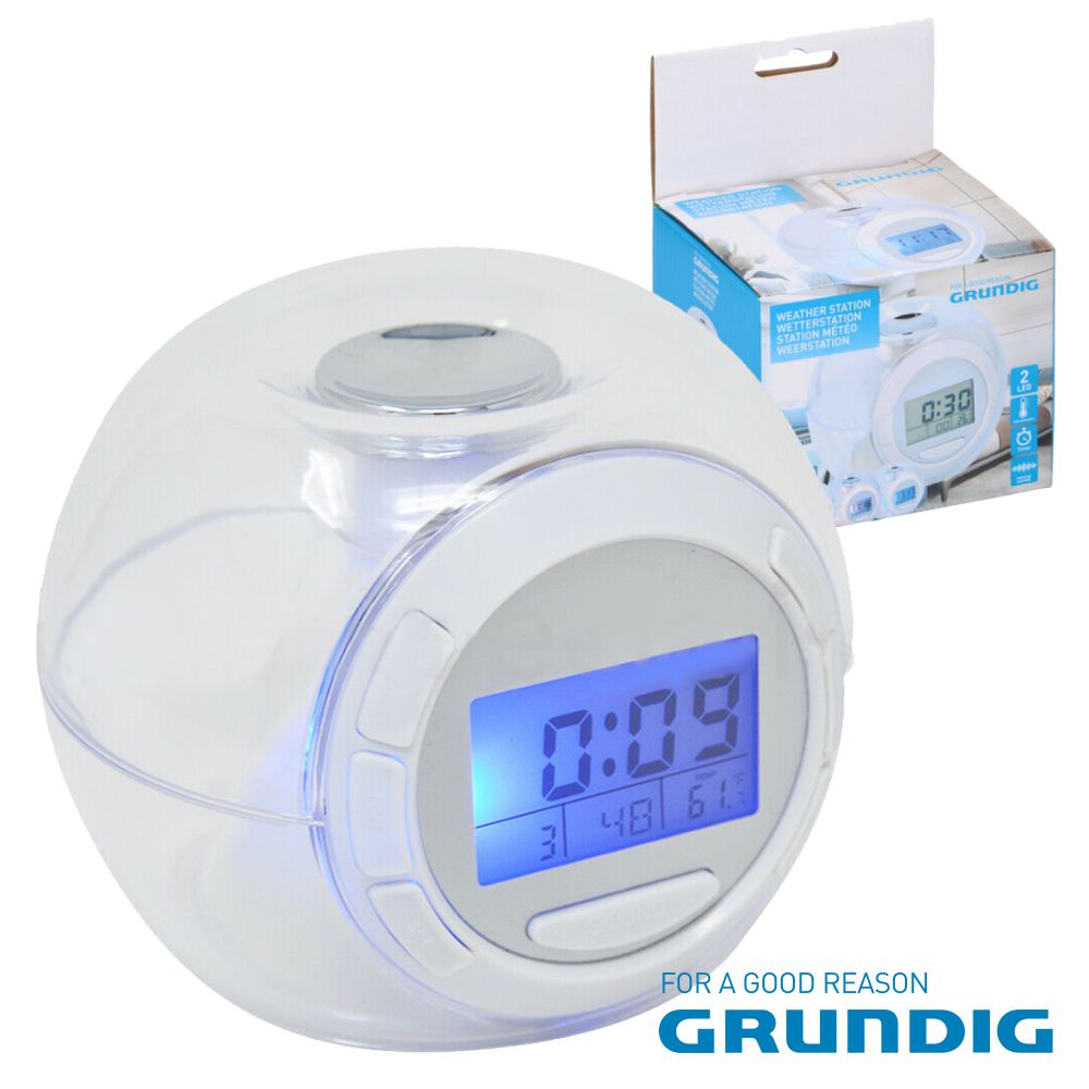 RELÓGIO C/ SENSOR DE TEMPERATURA GRUNDIG