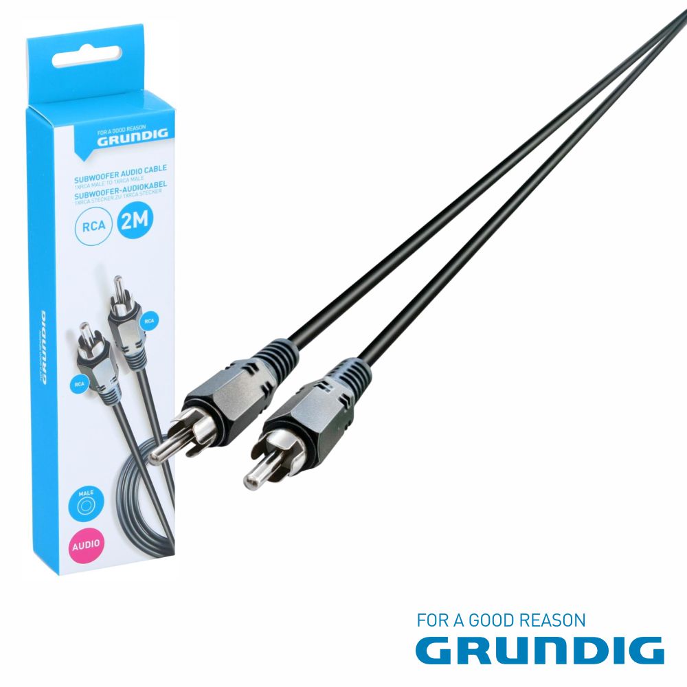 Cabo 1-Rca Macho / 1-Rca Macho 2m GRUNDIG