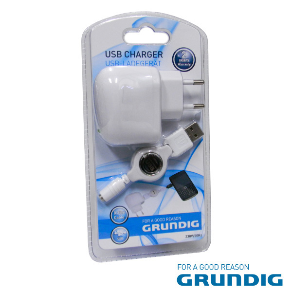 ALIMENTADOR COMPACTO COMUTADO C/ USB GRUNDIG