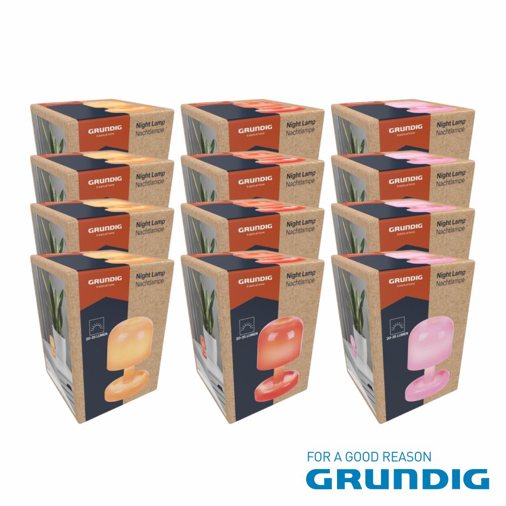 Candeeiro Decorativo 20-25Lumens Multicores 12x GRUNDIG