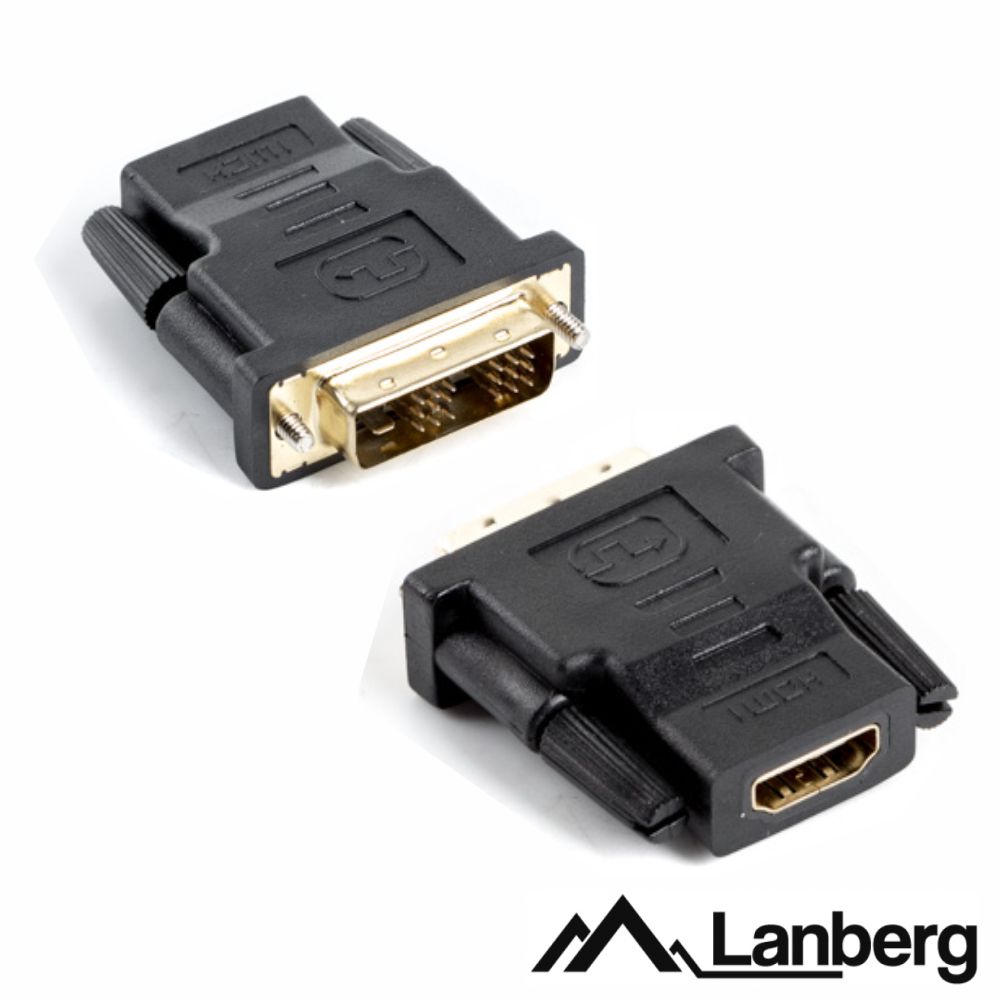 Ficha Adaptadora DVI-D Macho / HDMI Fêmea LANBERG
